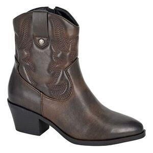 Cipriata Womens/Ladies Bertilla Burnished Ankle Boots / Dark Brown
